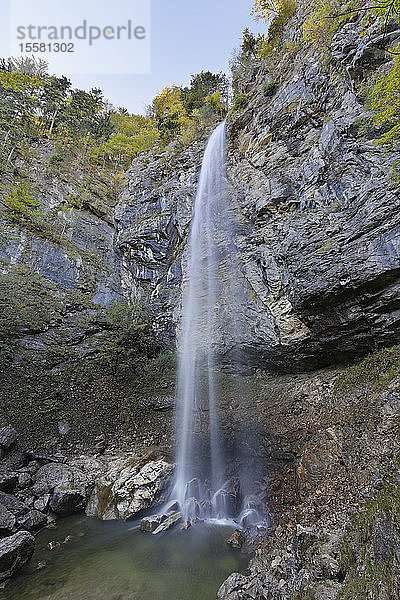 Deutschland  Chiemgau  Schossrinn-Wasserfälle