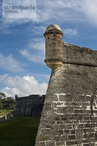 Turm des Castillo de San Marcos in St. Augustine  USA