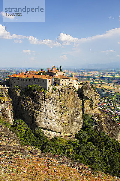 Heiliges Kloster des Heiligen Stephanus  Meteora  UNESCO-Weltkulturerbe  Thessalien  Griechenland