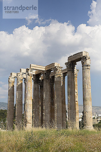 Tempel des olympischen Zeus  Athen  Griechenland