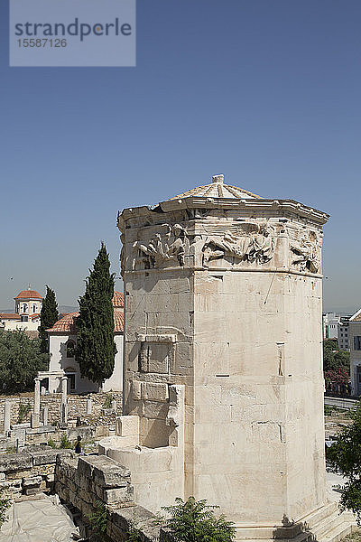 Turm der Winde  Römische Agora  Athen  Griechenland