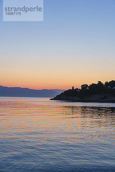 Sonnenaufgang  Gaios  Paxos  Ionische Inseln  Griechische Inseln  Griechenland