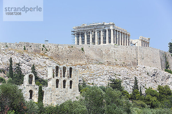 Parthenon  Akropolis  UNESCO-Weltkulturerbe  Athen  Griechenland
