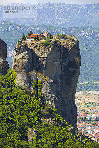 Kloster der Heiligen Dreifaltigkeit  Meteora  UNESCO-Weltkulturerbe  Thessalien  Griechenland