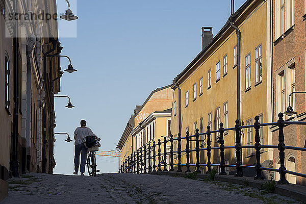 Ansichten des modischen Stadtteils Sodermalm  Stockholm  Schweden  Skandinavien
