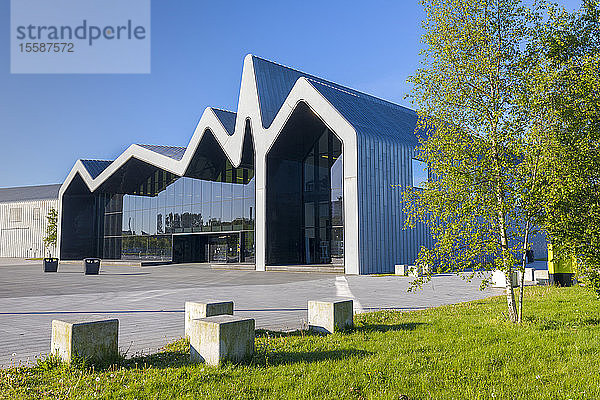 Riverside Museum  Glasgow  Schottland  Vereinigtes Königreich