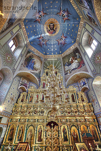 Innenfresken  Uspenskaja-Kirche  Suzdal  Gebiet Wladimir  Russland
