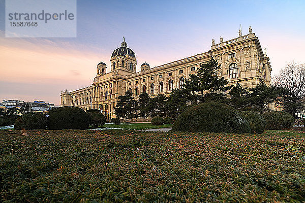 Gärten des Naturhistorischen Museums  Maria-Theresien-Platz  Wien  Österreich
