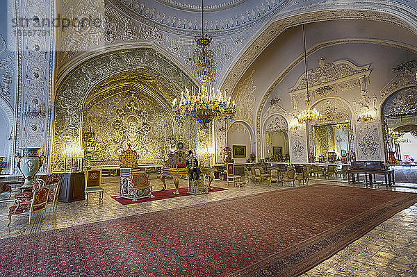 Golestan-Palast  UNESCO-Weltkulturerbe  Salam-Saal  Teheran  Islamische Republik Iran