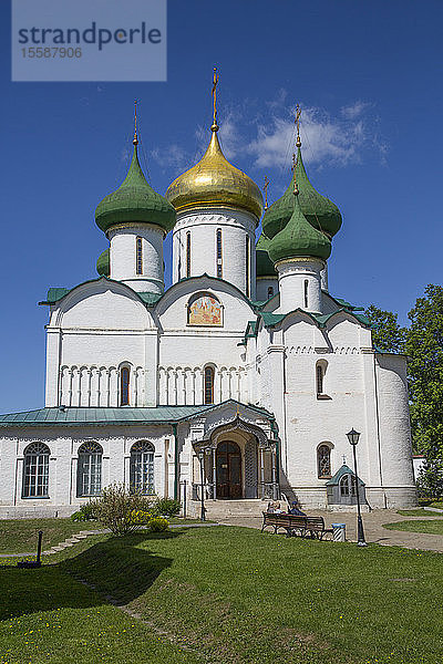 Verklärungskathedrale  Erlöserkloster St. Euthymius  UNESCO-Weltkulturerbe  Suzdal  Gebiet Wladimir  Russland