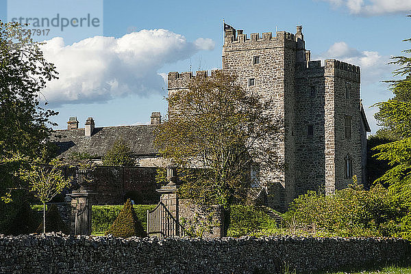 Sizergh Castle  South Kendal  Cumbria  England  Vereinigtes Königreich