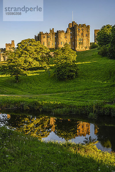 Alnwick Castle; Alnwick  Northumberland  England