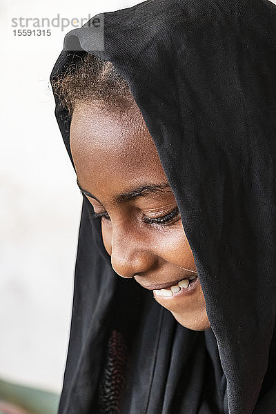 Nubisches Mädchen; Kosha  Nordstaat  Sudan