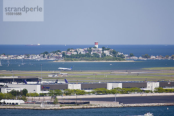 Flughafen  Internationaler Flughafen Logan  Boston  Massachusetts  USA