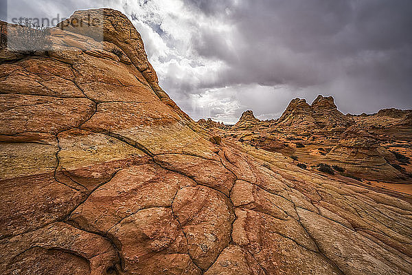 Die erstaunlichen Sandstein- und Felsformationen von South Coyote Butte; Arizona  Vereinigte Staaten von Amerika