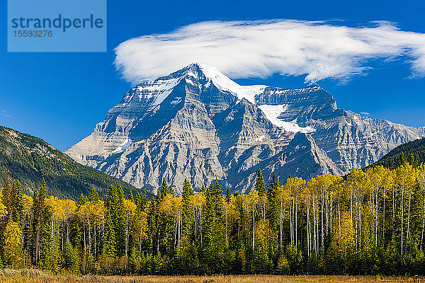 Mount Robson  Mount Robson Provincial Park  Kanadische Rocky Mountains; British Columbia  Kanada