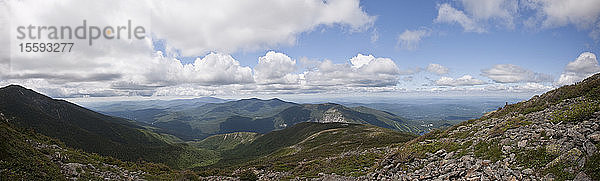 Gebirgszug  Franconia Ridge Trail  Mt Lafayette  New Hampshire  USA