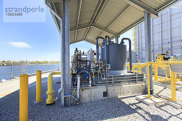 Erdgasverteilungssystem für ein elektrisches Heizkraftwerk