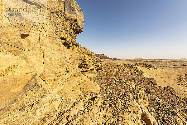 Wüste in der Nähe des Dritten Katarakts des Nils; Nordstaat  Sudan