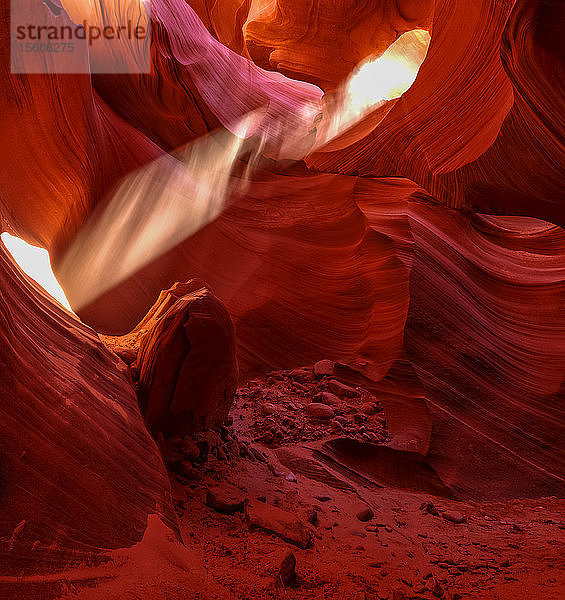 Lower Antelope Canyon; Page  Arizona  Vereinigte Staaten von Amerika