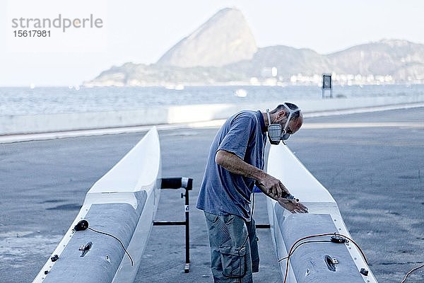 Rio de Janeiro Olympische Testveranstaltung - F?ï¿½d?ï¿½ration Fran?ï¿½aise de Voile. Mannschaft & Logistique.