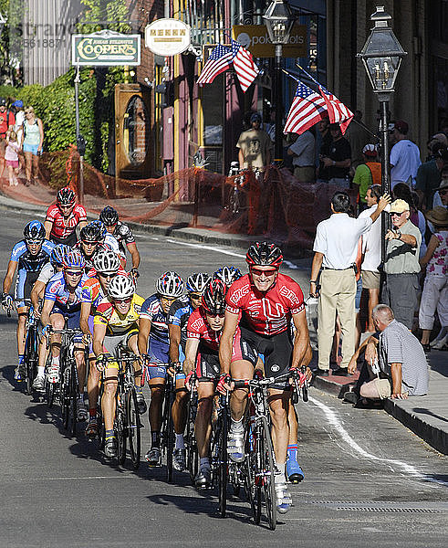 Tour of Nevada City Radrennen in der historischen Goldgräberstadt Nevada City  Kalifornien