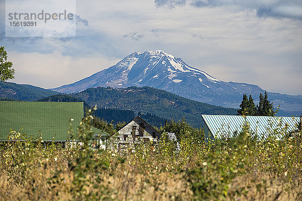 Mt. Rainier von Hood River  Oregon  aus gesehen