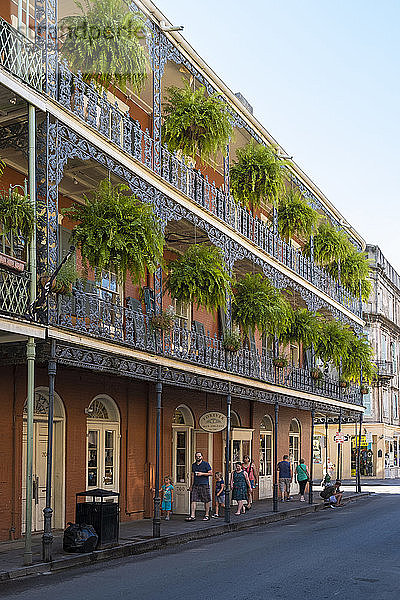 Vereinigte Staaten  Louisiana  New Orleans. Balkone im French Quarter in der Royal Street.