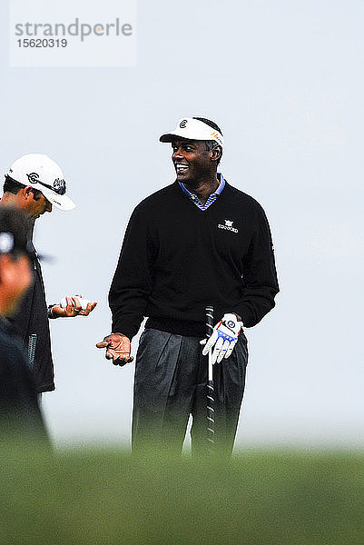 Vijay Singh lächelt während der U.S. Open in Torrey Pines in San Diego  CA.