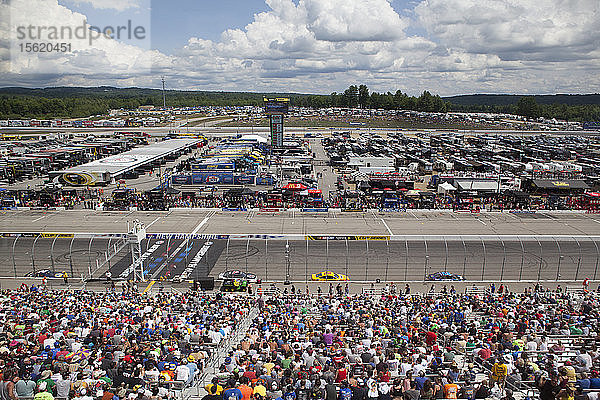 Blick auf die Zuschauer beim New Hampshire 301 NASCAR Sprint Cup