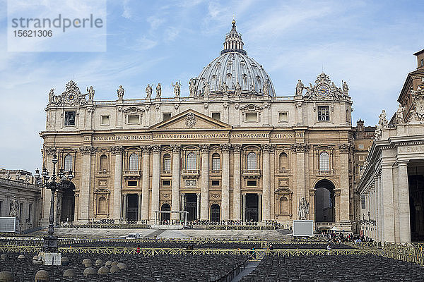 Der Innenhof des Vatikans  Rom  Italien
