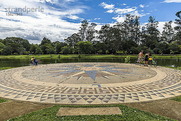 Parque Ibirapuera (Ibirapuera-Park) im Zentrum von S?ï¾£o Paulo  Brasilien