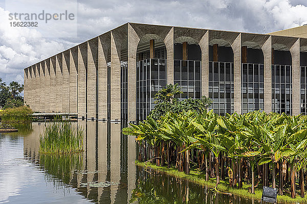 Itamaraty-Palast  öffentliches Gebäude für internationale Angelegenheiten im Zentrum von Brasilia  Brasilien
