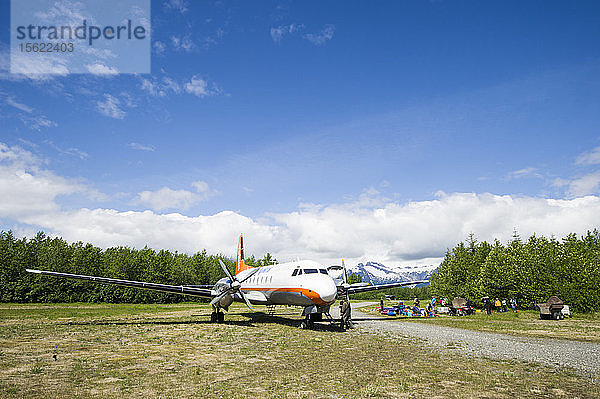 Charterflug zurück nach Whitehorse von Dry Bay  Glacier Bay National Park  Alsek River