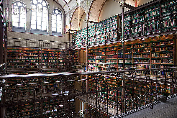 Bibliothek im Rijksmuseum in Amsterdam.