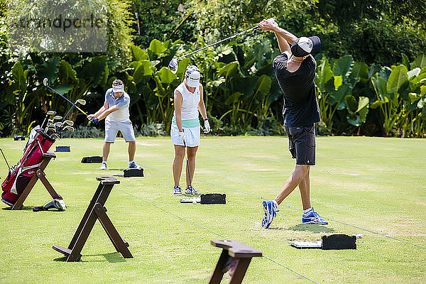 Golfspieler  Bali  Indonesien