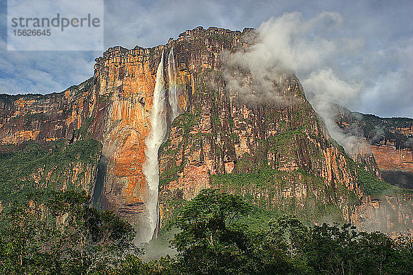 Angel Falls  Canaima-Nationalpark  Guayana-Hochland  Bundesstaat Bolivar  Venezuela
