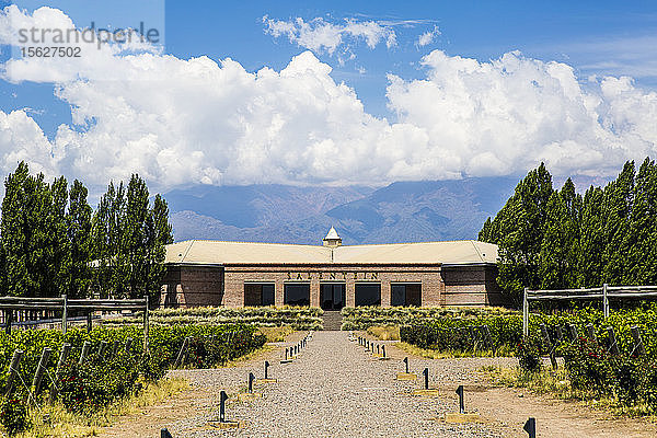 Außenansicht des Gebäudes der Bodega Salentein in Mendoza  Argentinien