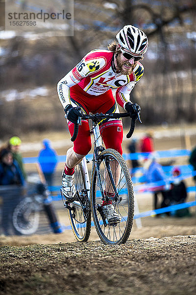 Joe Malone vom Team Wisconsin bei den Cyclocross-Meisterschaften