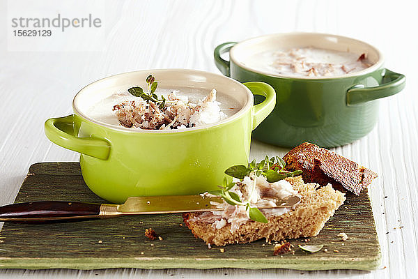 Entenrillette in Cocottes