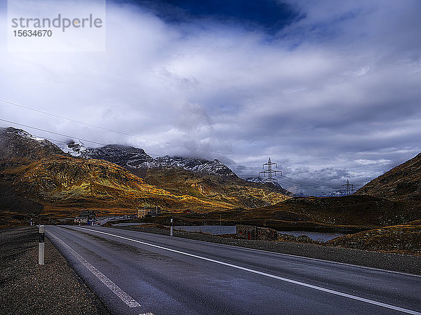 Berninapass  Graubünden  Schweiz