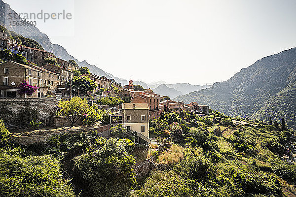 Bergdorf Ota  Corse-du-Sud  Korsika  Frankreich