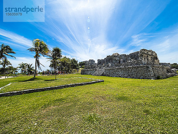 Mexiko  Yucatan  Riviera Maya  Quintana Roo  Tulum  Archäologische Ruinen von Tulum