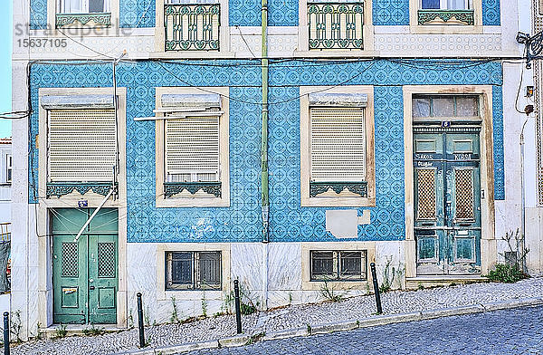 Portugal  Lissabon  Alfama  Gebäudeaußenseite