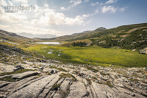 Hochebene in der Nähe des Lac de Nino  Albertacce  Korsika  Frankreich