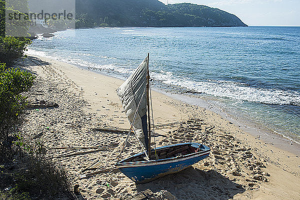 Boot an Land am Strand  Labadee  Cap Haitien  Haiti  Karibik