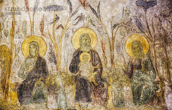 Original-Fresko  St. Demetrius-Kathedrale (1194-97); Wladimir  Russland