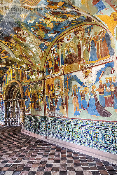 Fresko  Kirche des Propheten Elias; Jaroslawl  Gebiet Jaroslawl  Russland