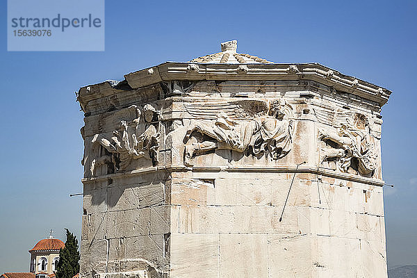 Turm der Winde  Römische Agora; Athen  Griechenland