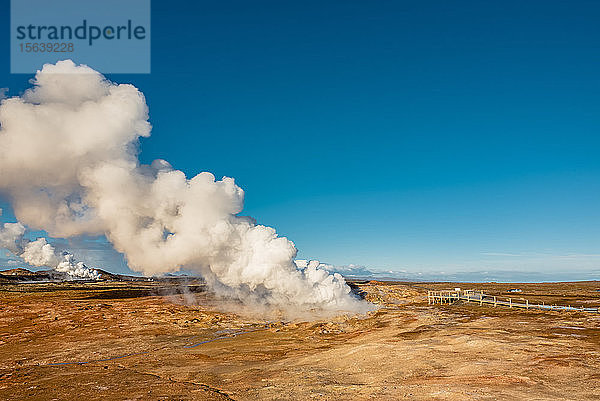 Heiße Quelle Gunnuhver  Halbinsel Reykjanes; Island